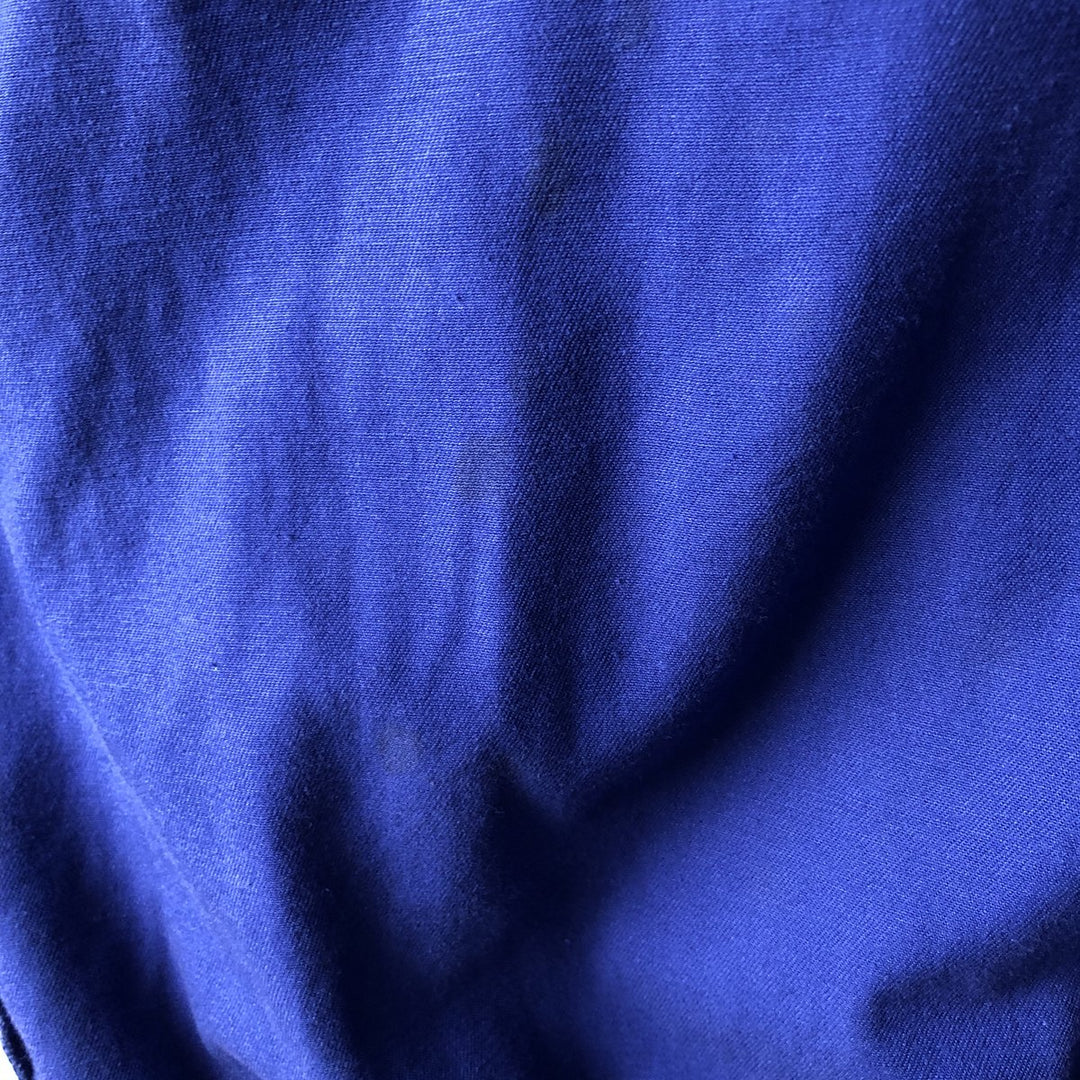 Vintage 90'S Polo by Ralph Lauren swing top sports jacket, made in the USA, men's size XXL cotton blue type Vintage Second Hand