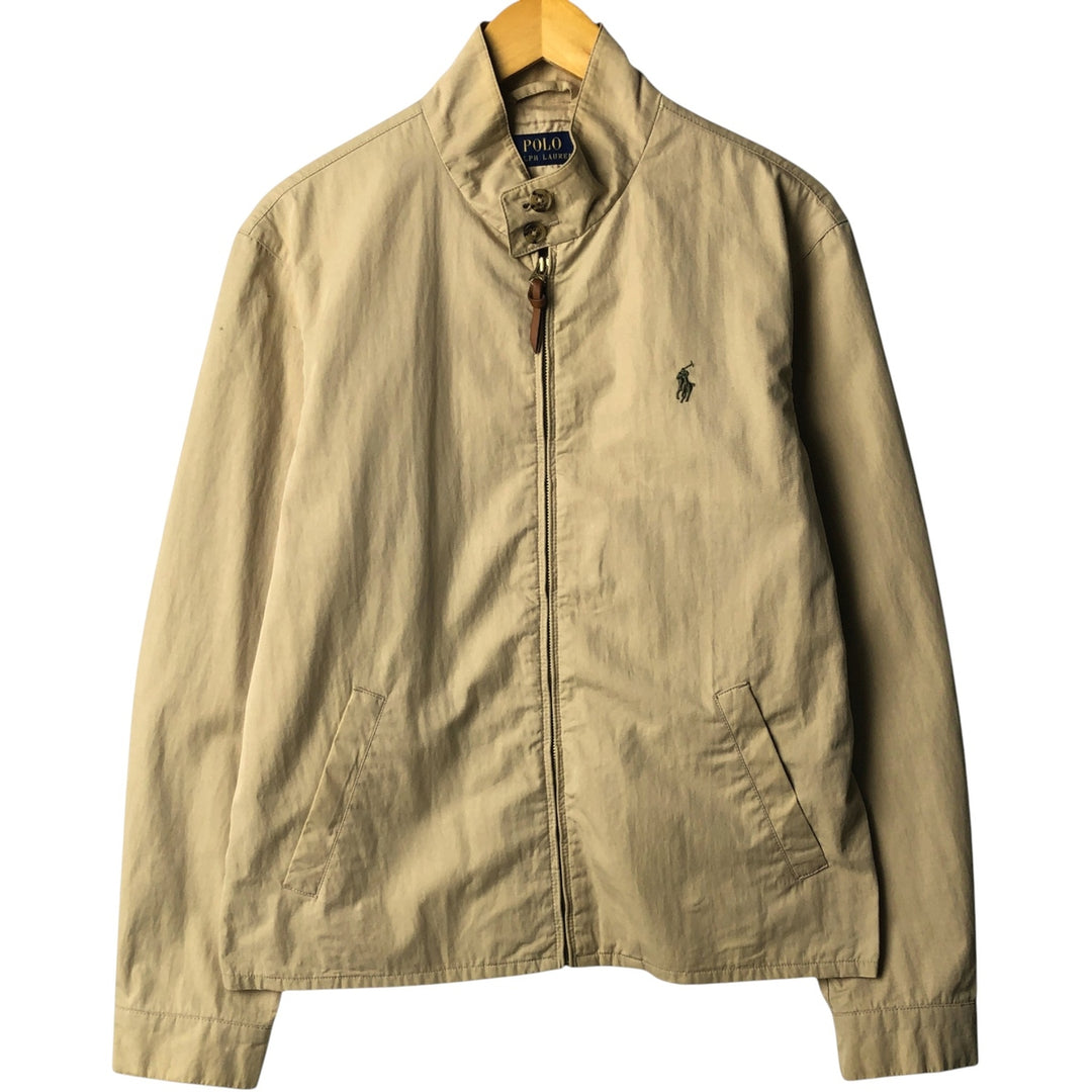 Ralph Lauren POLO RALPH LAUREN Harrington Jacket Swing Top Men's M cotton Beige type Vintage Second Hand