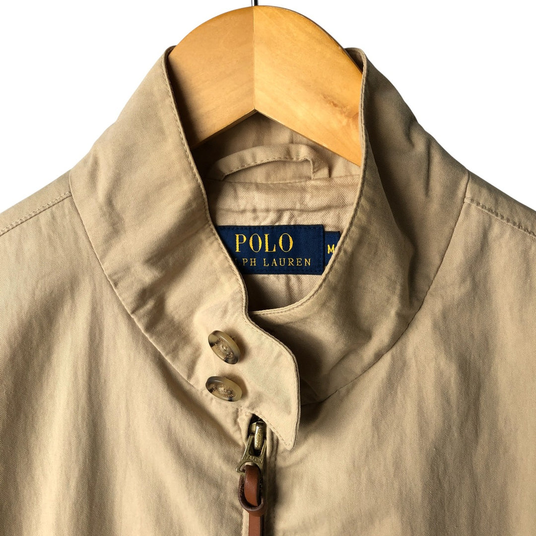 Ralph Lauren POLO RALPH LAUREN Harrington Jacket Swing Top Men's M cotton Beige type Vintage Second Hand
