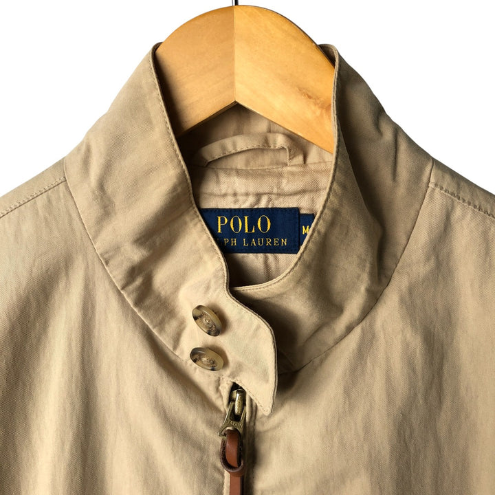 Ralph Lauren POLO RALPH LAUREN Harrington Jacket Swing Top Men's M cotton Beige type Vintage Second Hand
