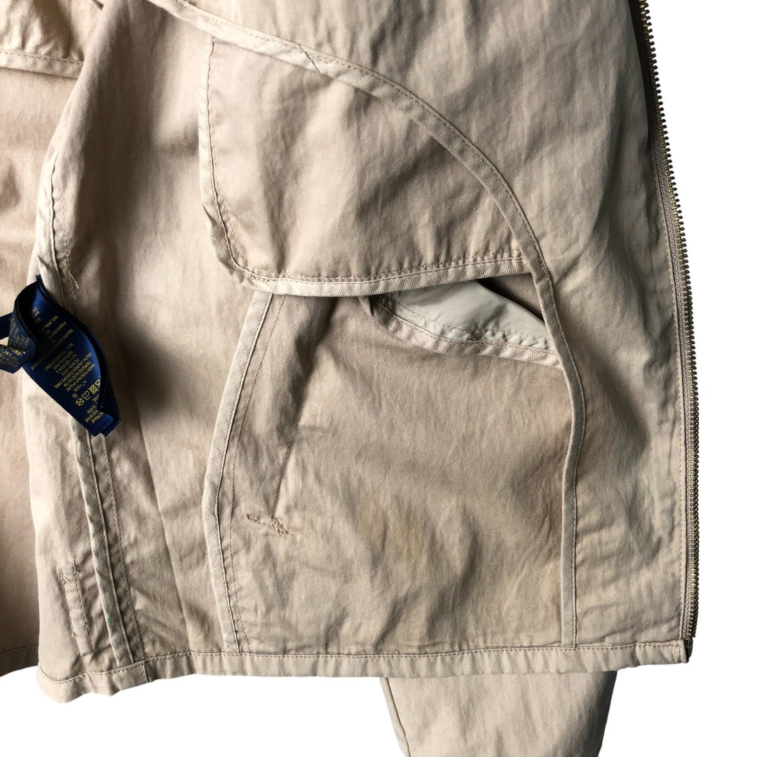 Ralph Lauren POLO RALPH LAUREN Harrington Jacket Swing Top Men's M cotton Beige type Vintage Second Hand