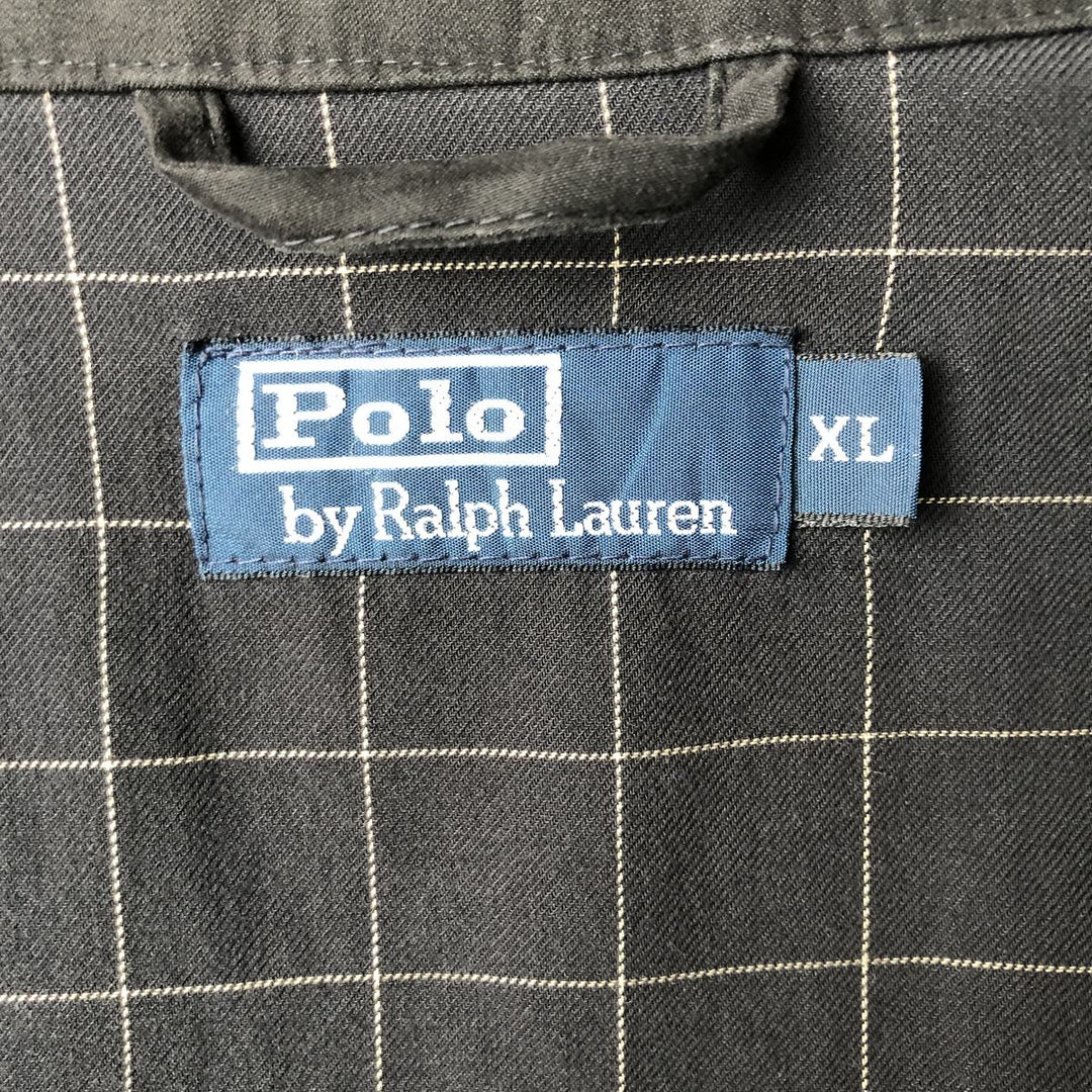 Ralph Lauren POLO by Ralph Lauren Swing Top Sports Jacket Men's XL polyester black type Vintage Second Hand