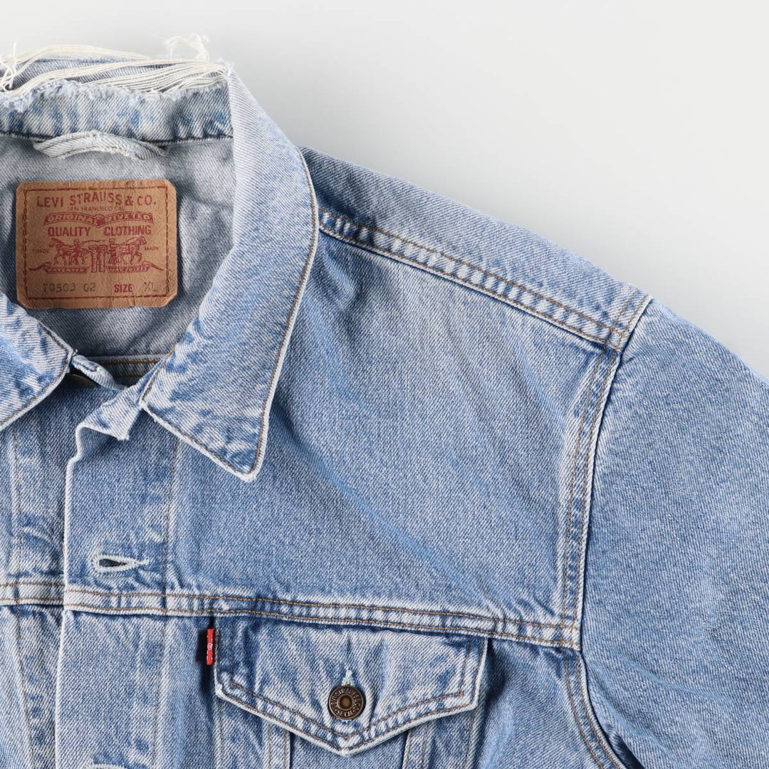 Levi's 70503-02 Denim Jacket, Men's XL, Vintage unclear blue type Vintage Second Hand
