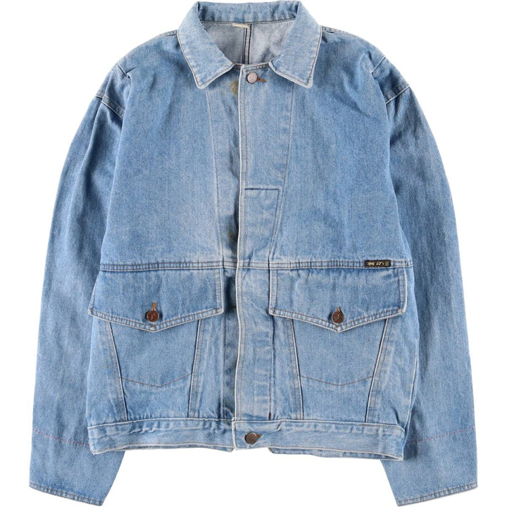 JY'S Denim Jacket, Made in France, Men's Size L cotton blue type Vintage Second Hand
