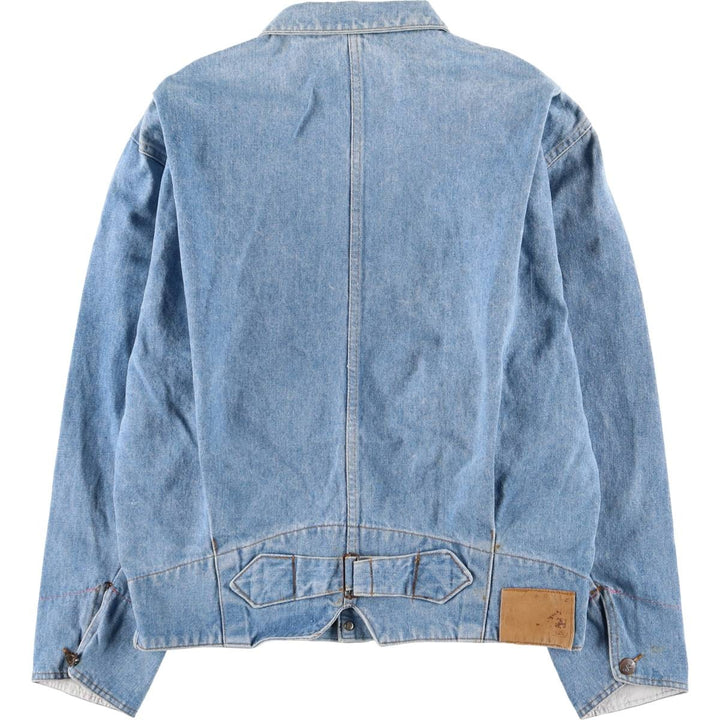 JY'S Denim Jacket, Made in France, Men's Size L cotton blue type Vintage Second Hand