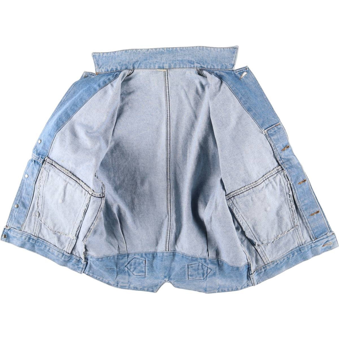 JY'S Denim Jacket, Made in France, Men's Size L cotton blue type Vintage Second Hand