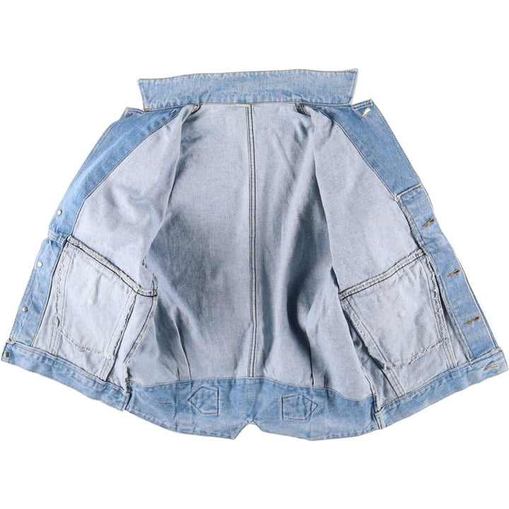 JY'S Denim Jacket, Made in France, Men's Size L cotton blue type Vintage Second Hand