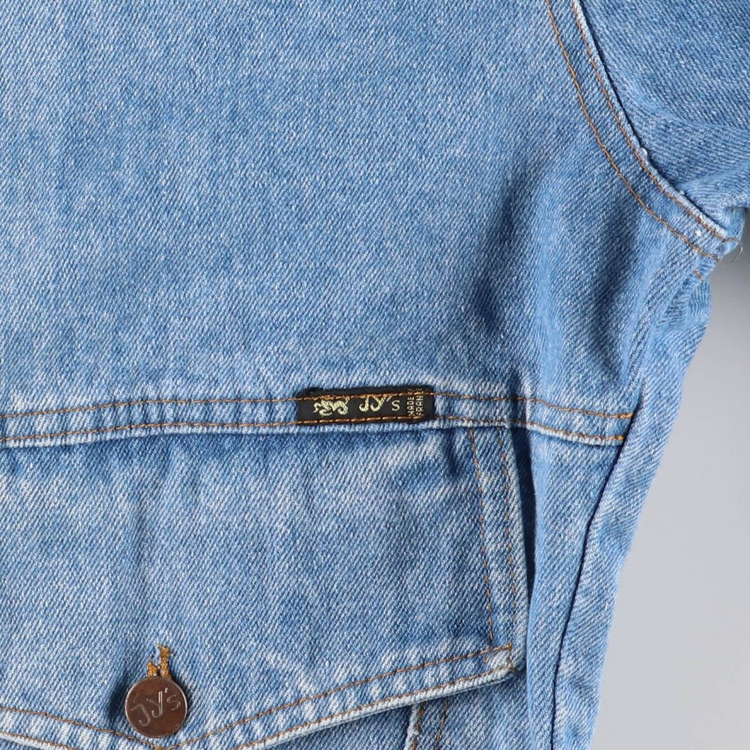 JY'S Denim Jacket, Made in France, Men's Size L cotton blue type Vintage Second Hand
