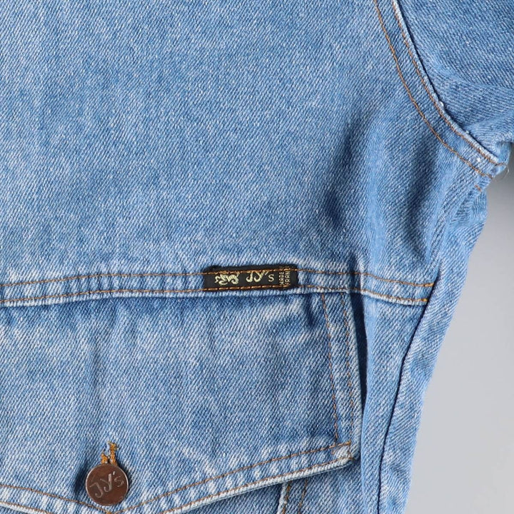 JY'S Denim Jacket, Made in France, Men's Size L cotton blue type Vintage Second Hand