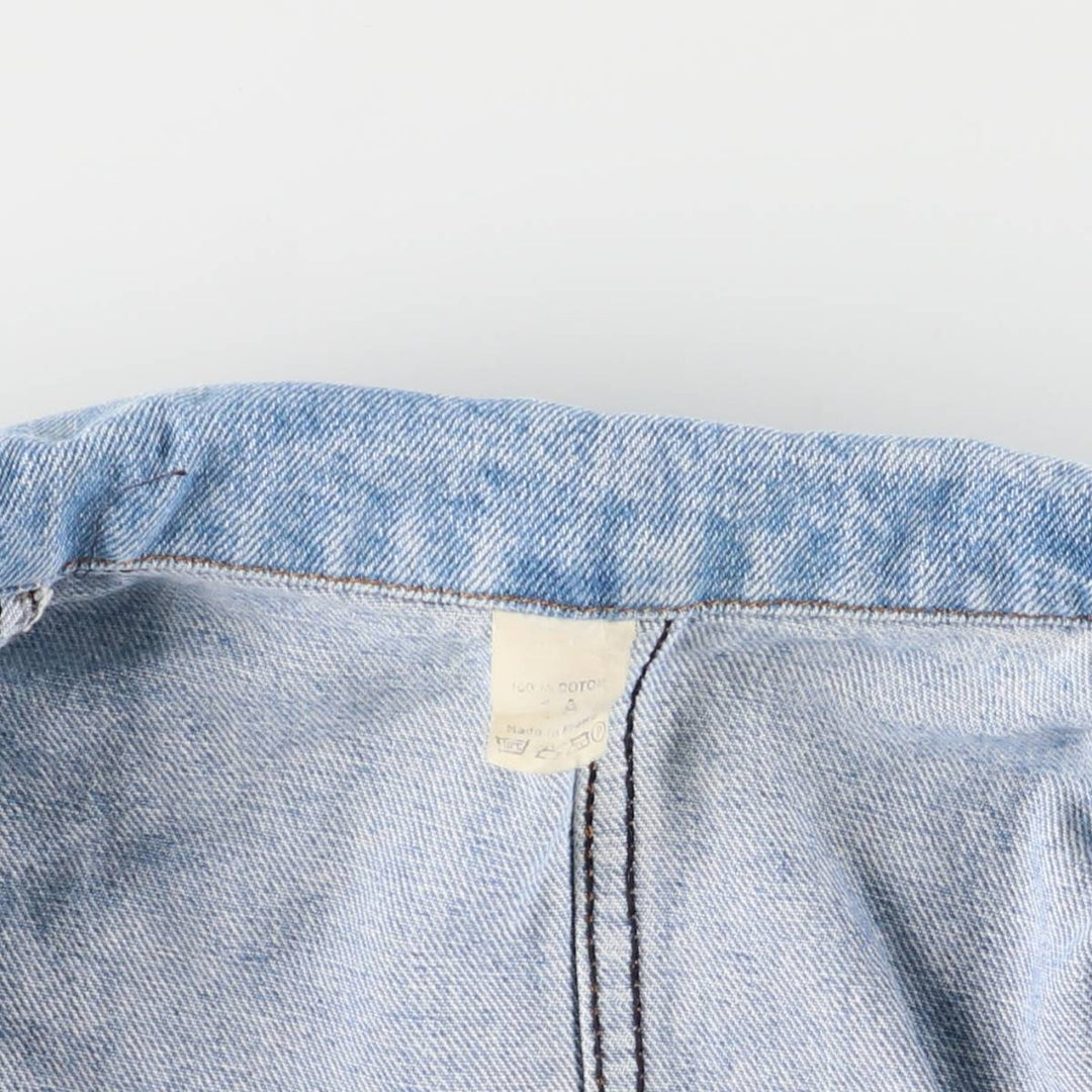 JY'S Denim Jacket, Made in France, Men's Size L cotton blue type Vintage Second Hand