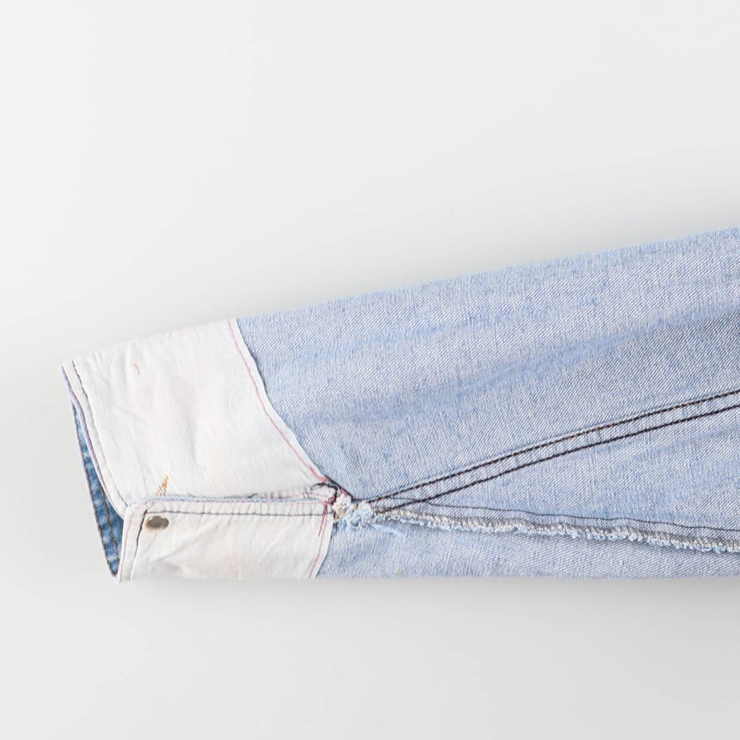 JY'S Denim Jacket, Made in France, Men's Size L cotton blue type Vintage Second Hand