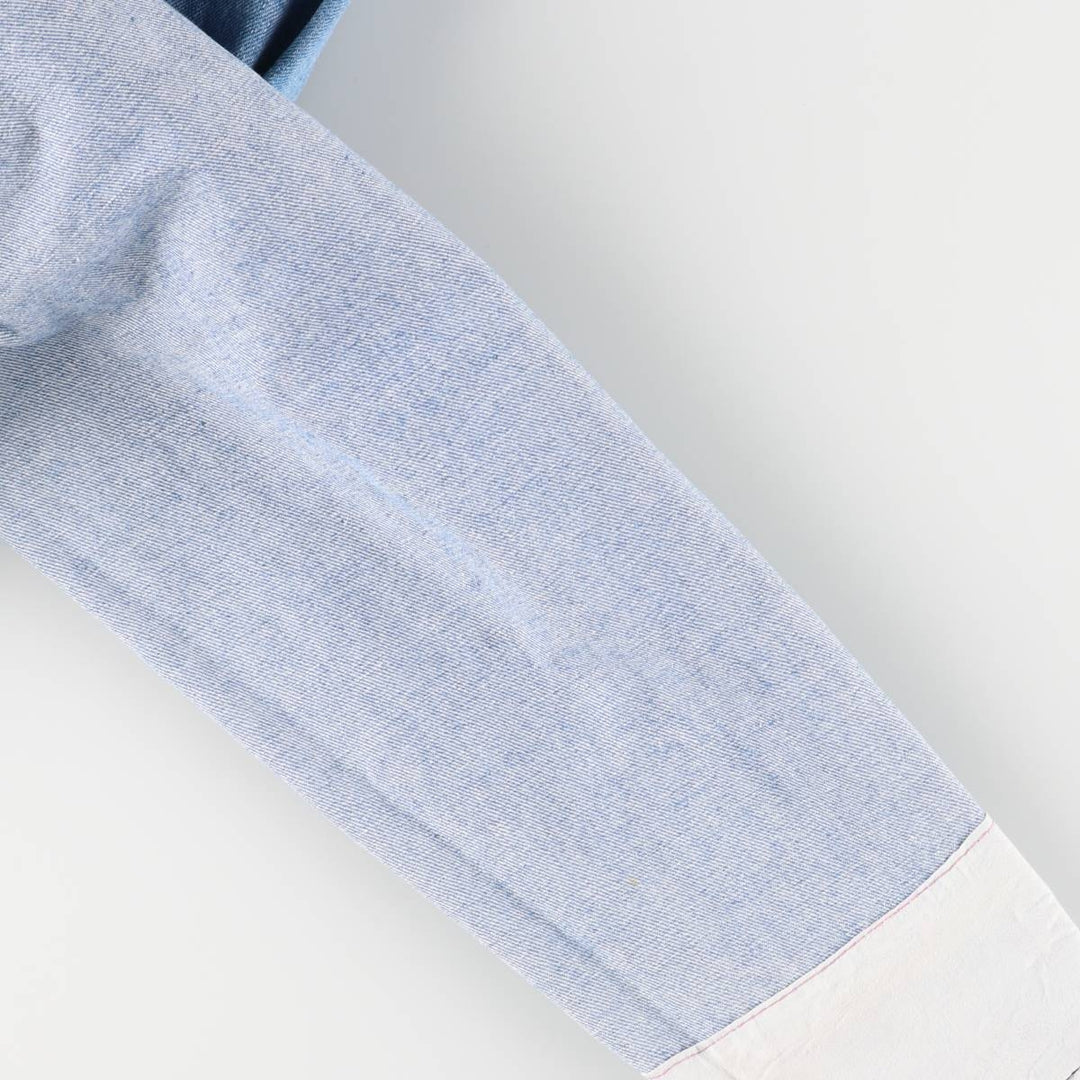 JY'S Denim Jacket, Made in France, Men's Size L cotton blue type Vintage Second Hand