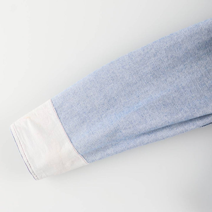 JY'S Denim Jacket, Made in France, Men's Size L cotton blue type Vintage Second Hand