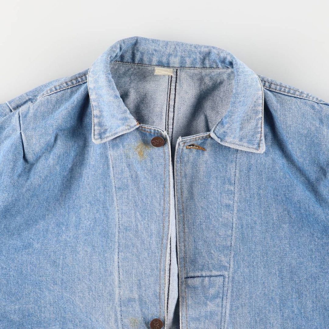 JY'S Denim Jacket, Made in France, Men's Size L cotton blue type Vintage Second Hand