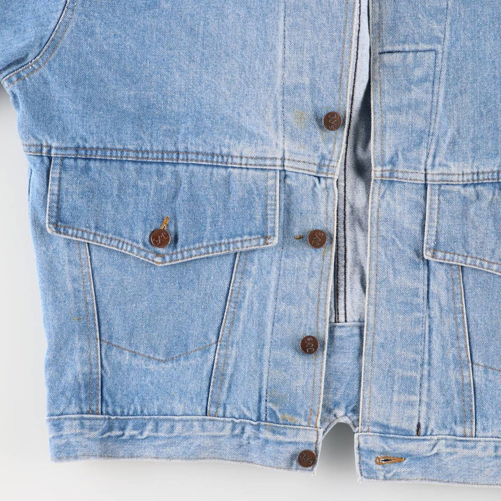 JY'S Denim Jacket, Made in France, Men's Size L cotton blue type Vintage Second Hand