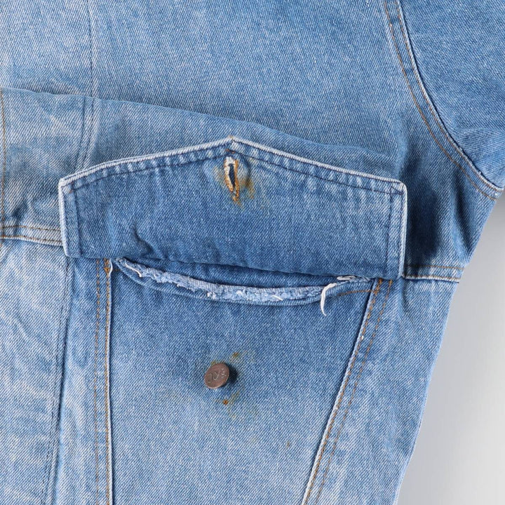 JY'S Denim Jacket, Made in France, Men's Size L cotton blue type Vintage Second Hand