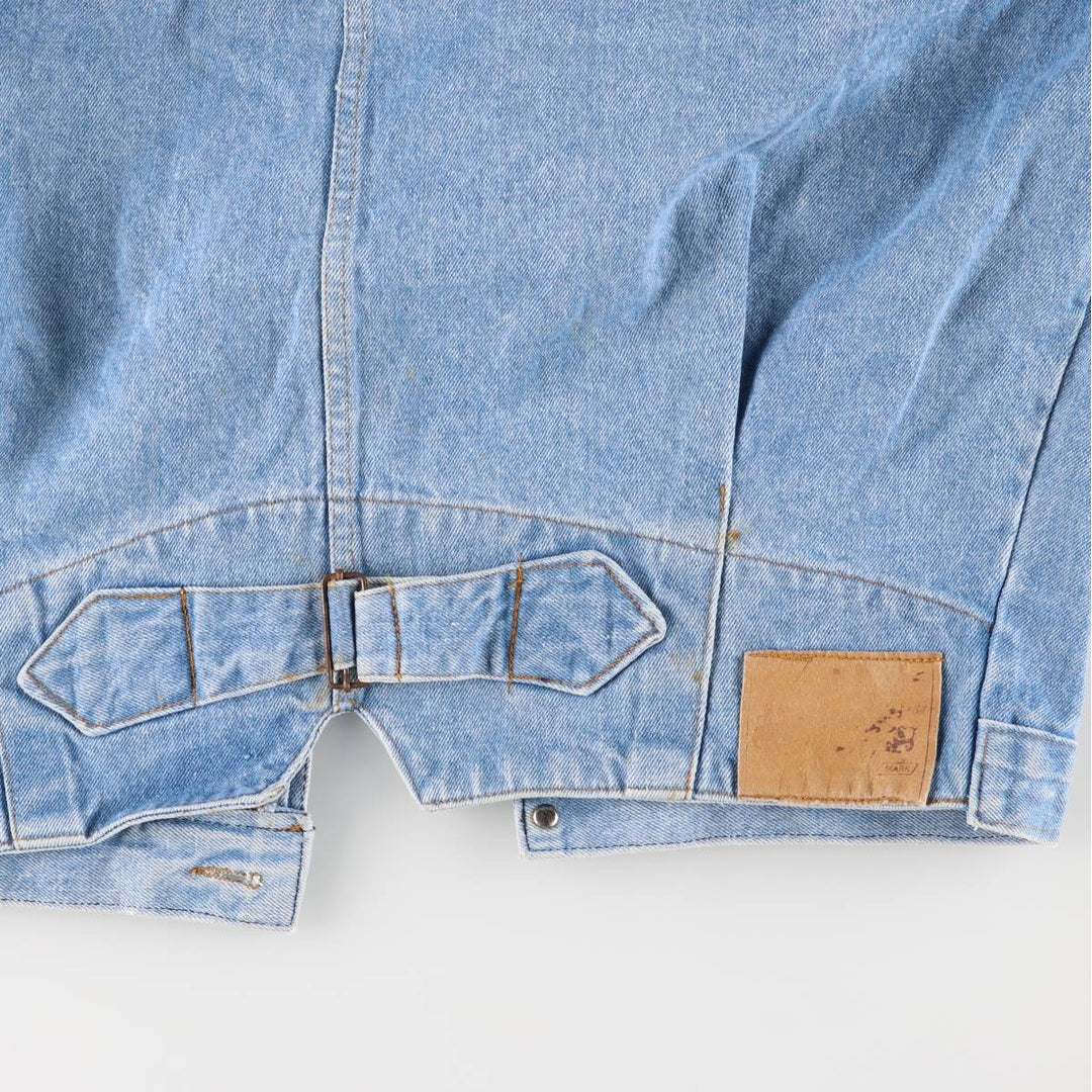 JY'S Denim Jacket, Made in France, Men's Size L cotton blue type Vintage Second Hand