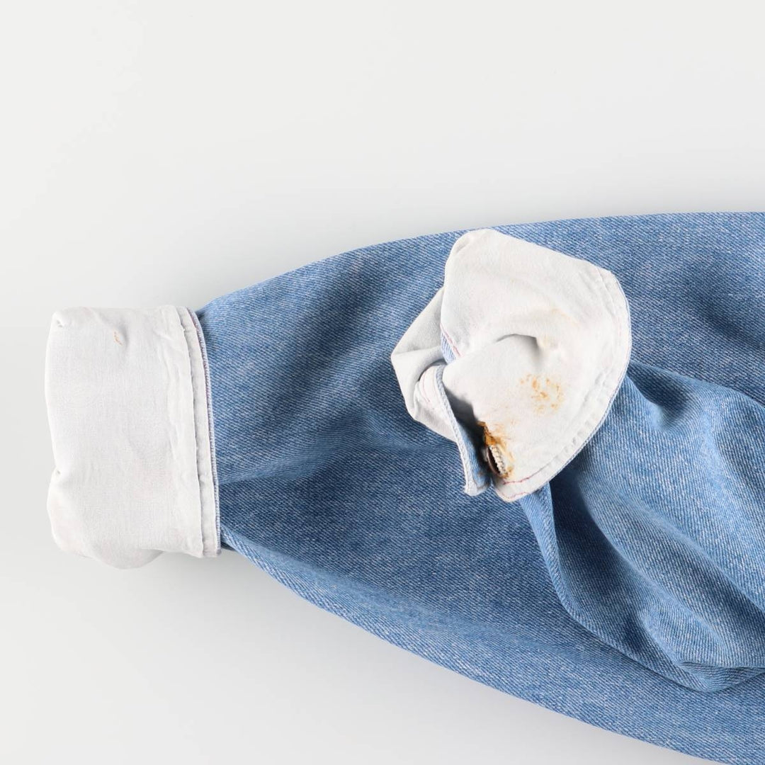 JY'S Denim Jacket, Made in France, Men's Size L cotton blue type Vintage Second Hand