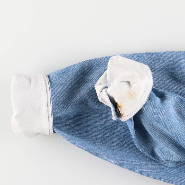 JY'S Denim Jacket, Made in France, Men's Size L cotton blue type Vintage Second Hand