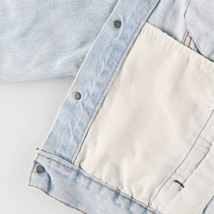 Levi's denim jacket, denim jacket, men's size L, vintage unclear blue type Vintage Second Hand