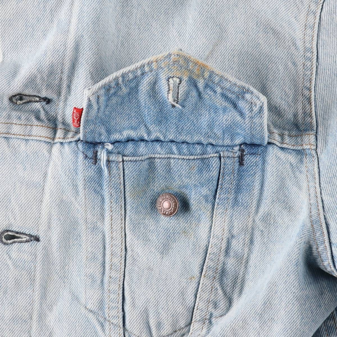Levi's denim jacket, denim jacket, men's size L, vintage unclear blue type Vintage Second Hand