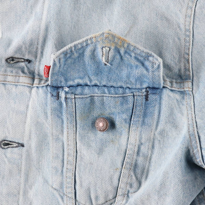 Levi's denim jacket, denim jacket, men's size L, vintage unclear blue type Vintage Second Hand