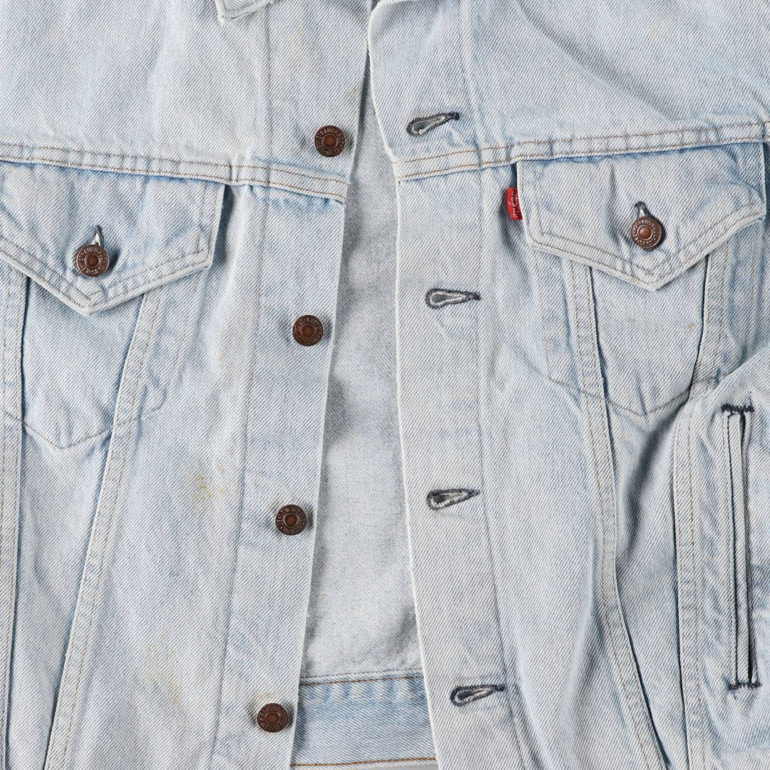 Levi's denim jacket, denim jacket, men's size L, vintage unclear blue type Vintage Second Hand