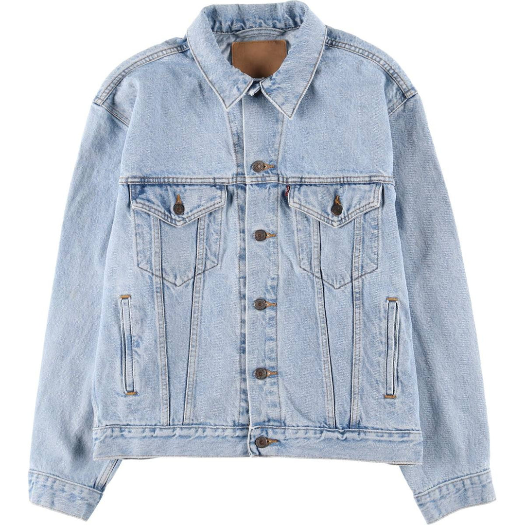 Levi's 70507 denim jacket, denim jacket, men's size L unclear blue type Vintage Second Hand