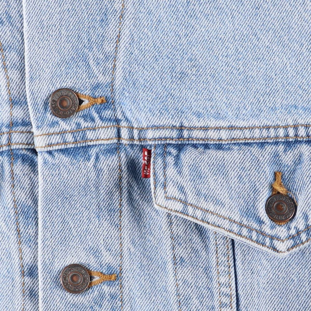 Levi's 70507 denim jacket, denim jacket, men's size L unclear blue type Vintage Second Hand