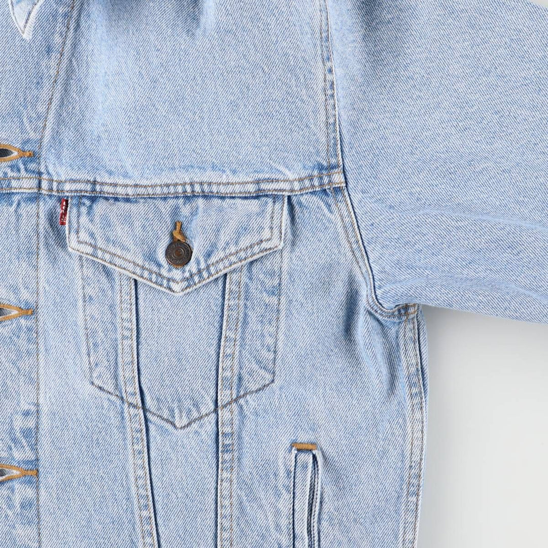 Levi's 70507 denim jacket, denim jacket, men's size L unclear blue type Vintage Second Hand