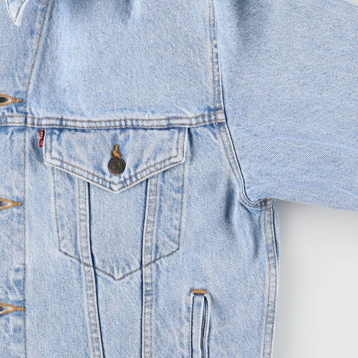 Levi's 70507 denim jacket, denim jacket, men's size L unclear blue type Vintage Second Hand