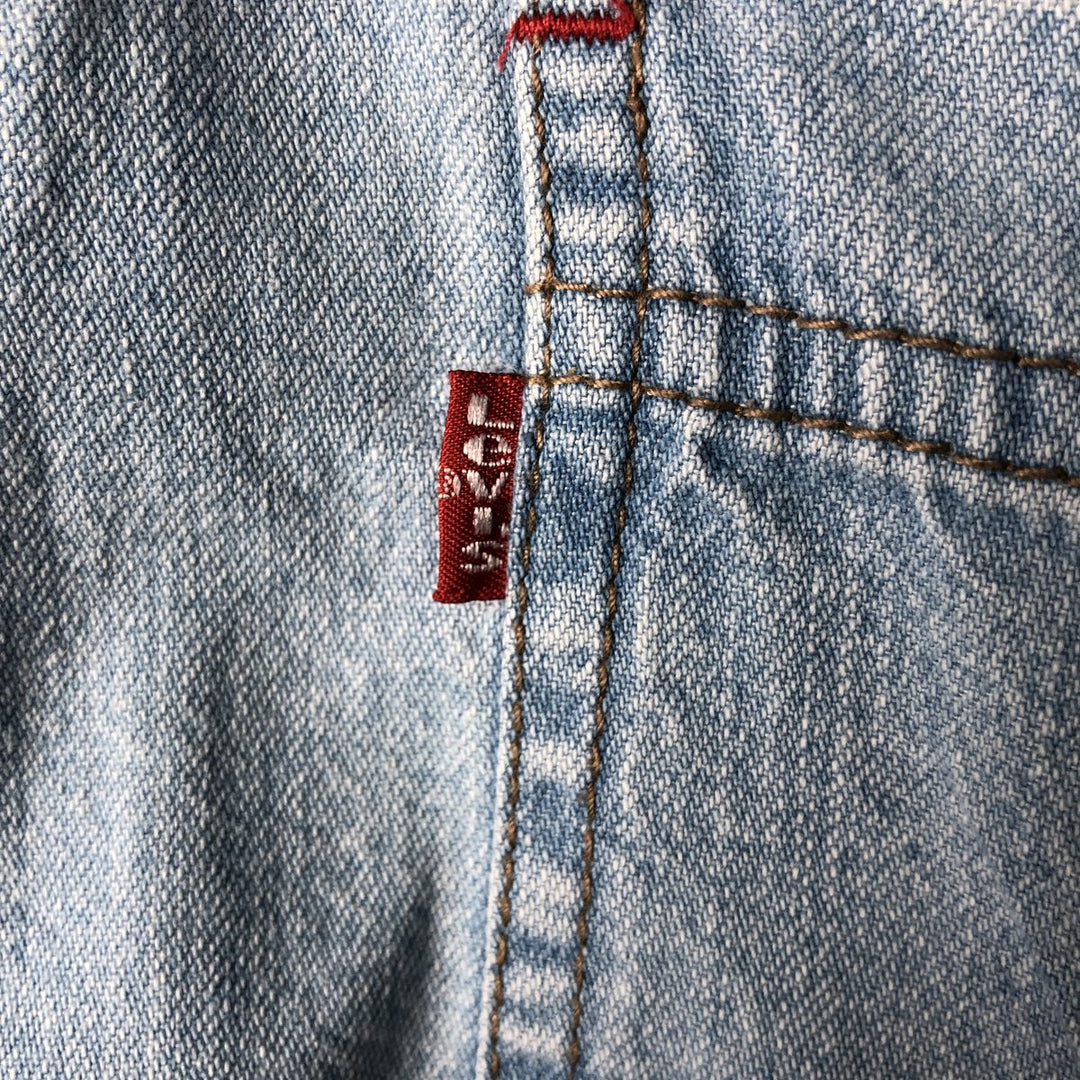 Levi's long-sleeved denim shirt, men's size XXL cotton Blue type light blue Vintage Second Hand