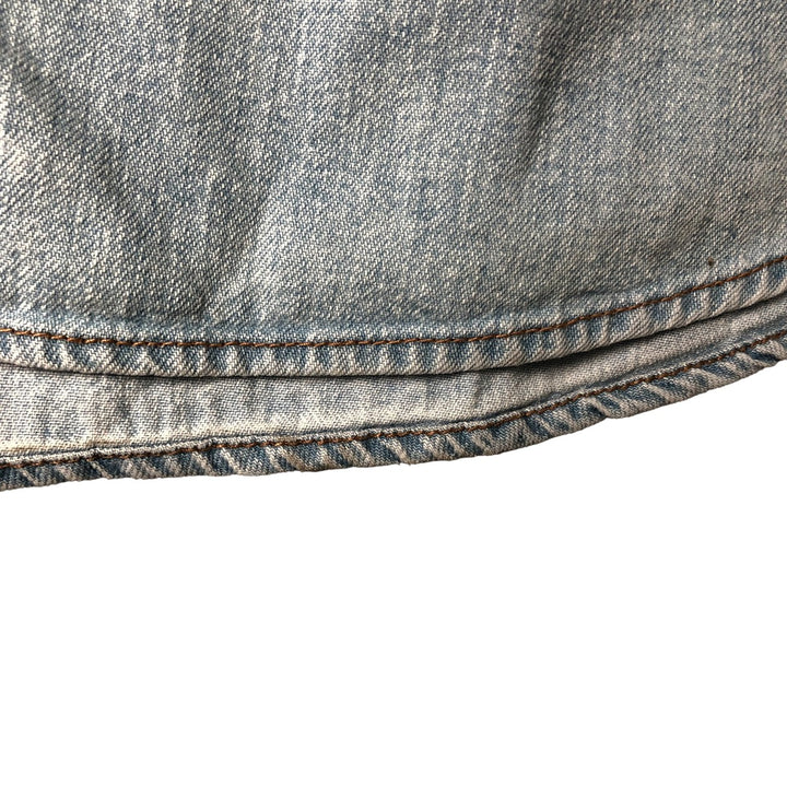 Levi's long-sleeved denim shirt, men's size XXL cotton Blue type light blue Vintage Second Hand