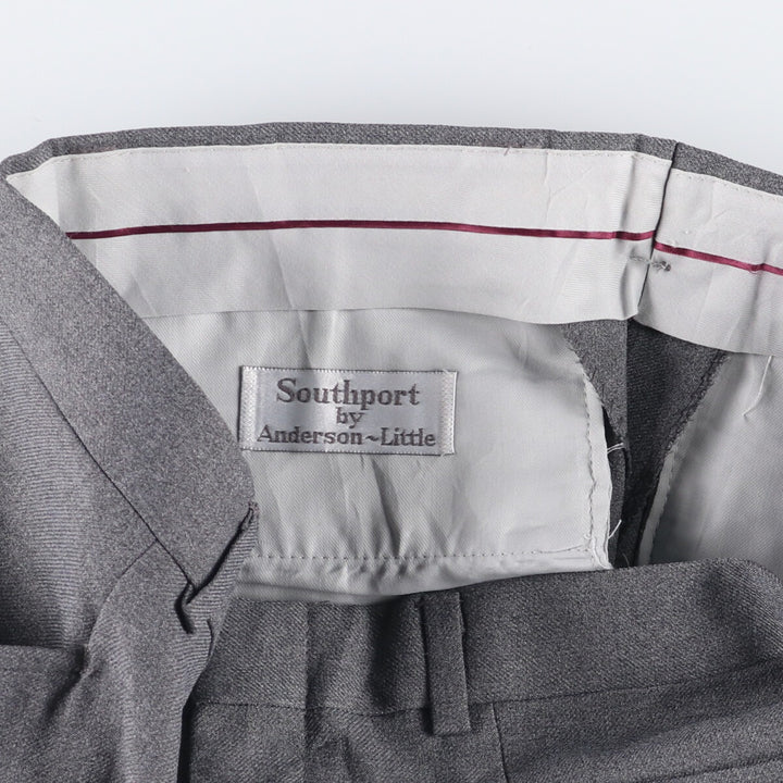 Southport Men's Vintage Slacks, Size W32 unclear gray type Vintage Second Hand