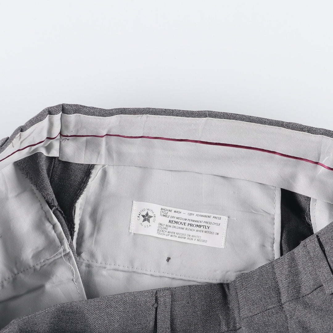 Southport Men's Vintage Slacks, Size W32 unclear gray type Vintage Second Hand