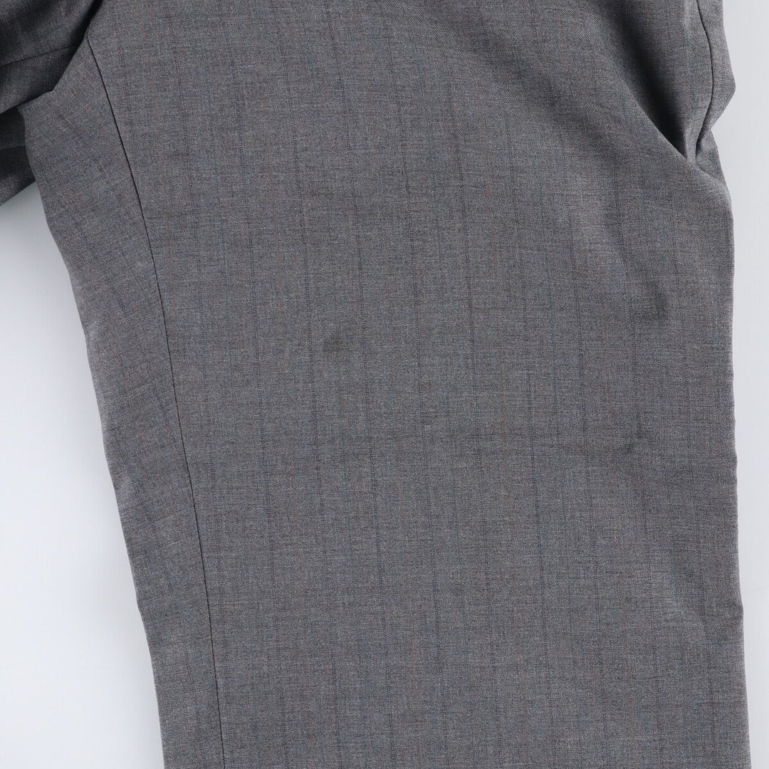 Stripe Pattern Slacks Pants Men's W32 Vintage unclear gray type Vintage Second Hand