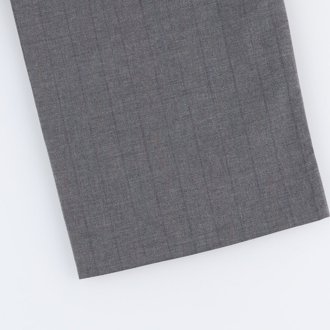 Stripe Pattern Slacks Pants Men's W32 Vintage unclear gray type Vintage Second Hand