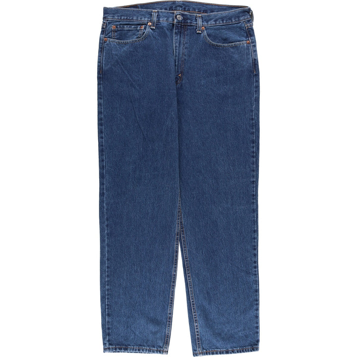 Levi's 550 tapered denim pants for men, size w37 cotton blue type Vintage Second Hand