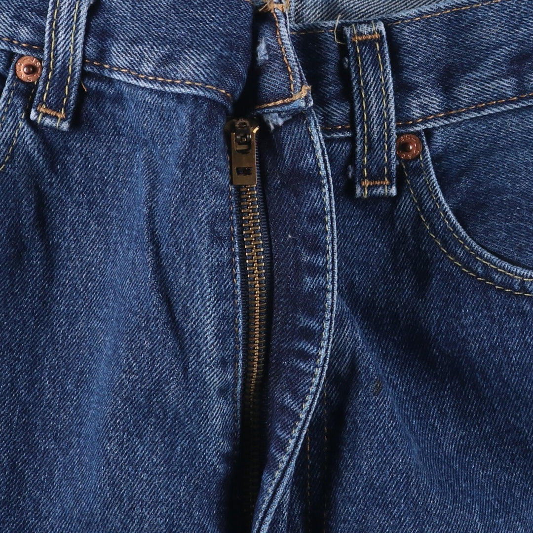 Levi's 550 tapered denim pants for men, size w37 cotton blue type Vintage Second Hand