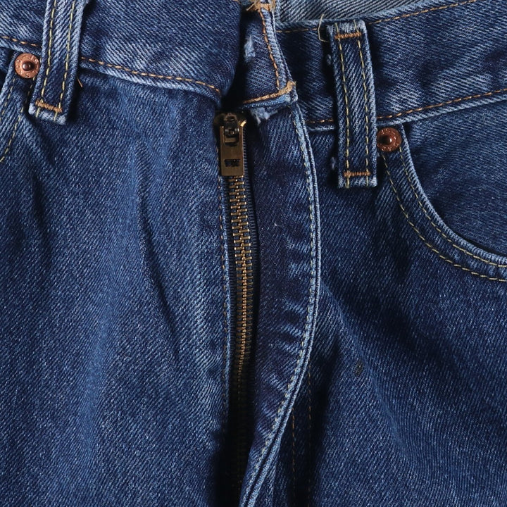 Levi's 550 tapered denim pants for men, size w37 cotton blue type Vintage Second Hand
