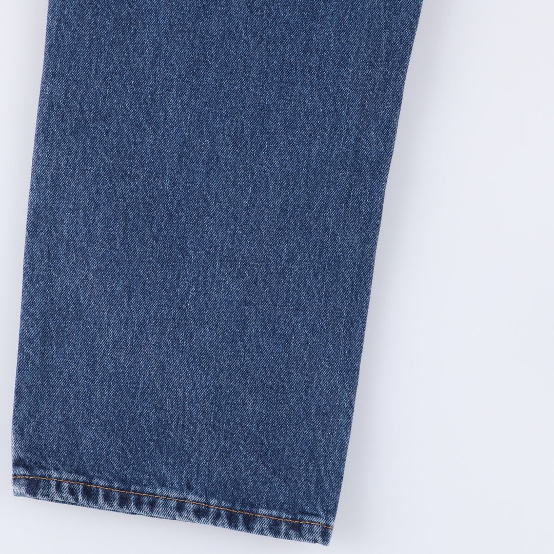 Levi's 550 tapered denim pants for men, size w37 cotton blue type Vintage Second Hand