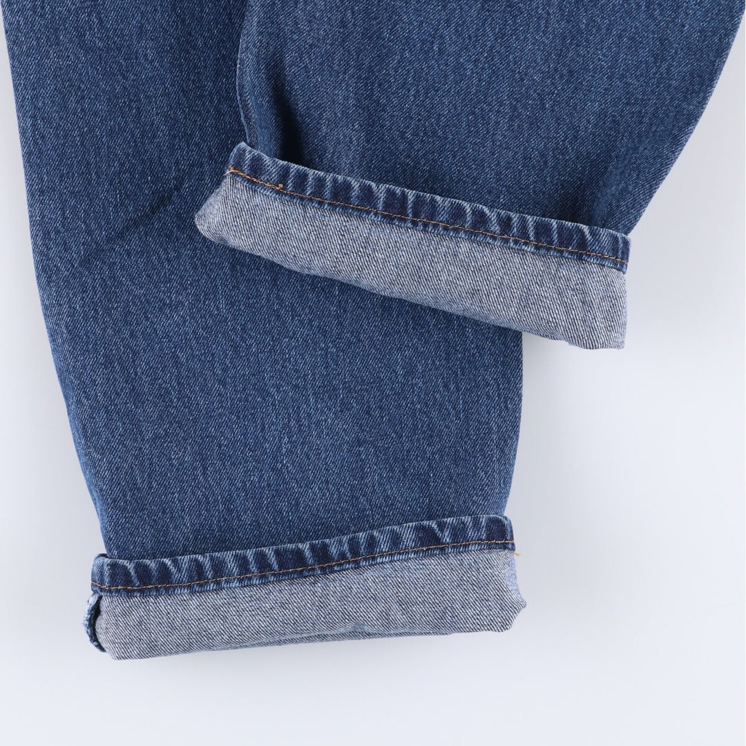 Levi's 550 tapered denim pants for men, size w37 cotton blue type Vintage Second Hand