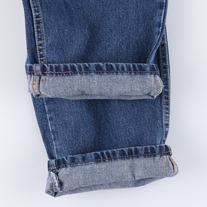Levi's 550 tapered denim pants for men, size w37 cotton blue type Vintage Second Hand
