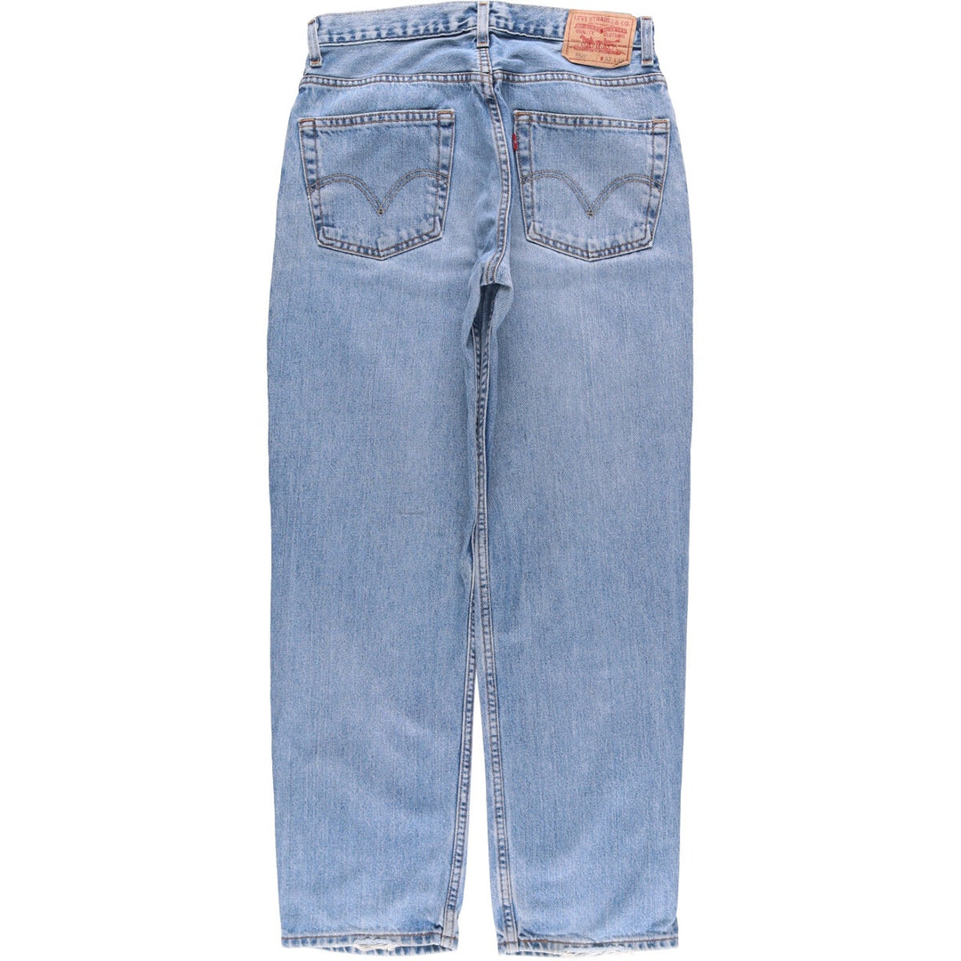 00'S Levi's 550 Relaxed Fit Tapered Denim Pants Men's W32 cotton blue type Vintage Second Hand