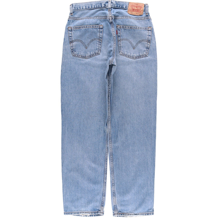 00'S Levi's 550 Relaxed Fit Tapered Denim Pants Men's W32 cotton blue type Vintage Second Hand