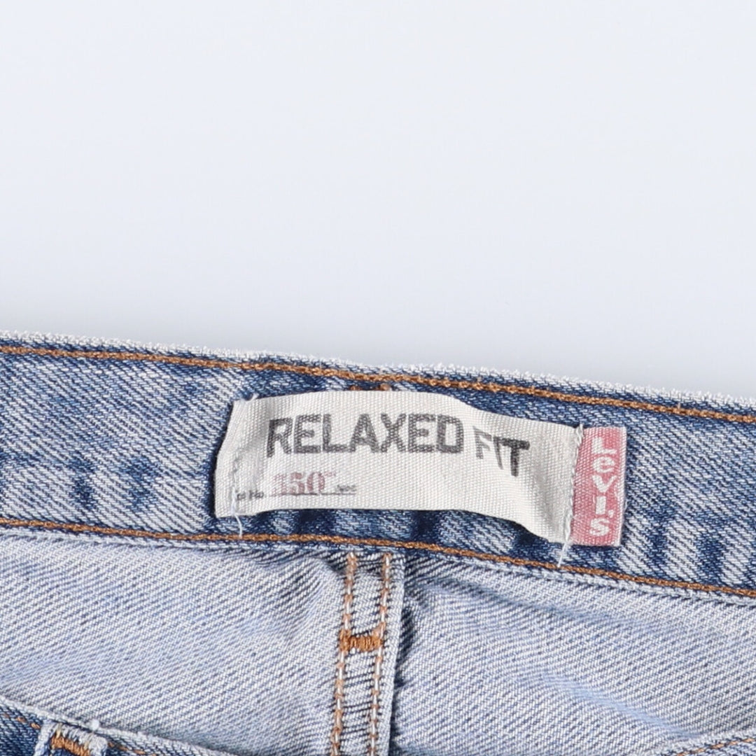 00'S Levi's 550 Relaxed Fit Tapered Denim Pants Men's W32 cotton blue type Vintage Second Hand
