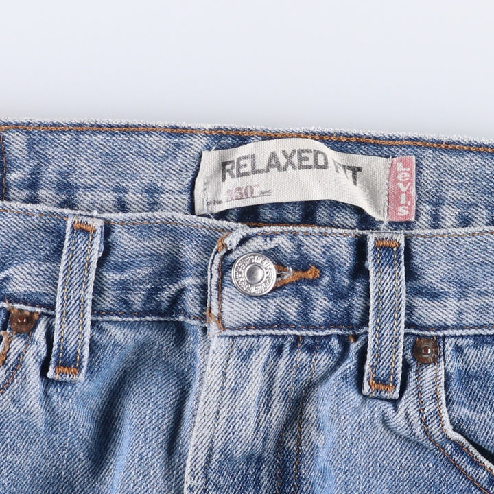 00'S Levi's 550 Relaxed Fit Tapered Denim Pants Men's W32 cotton blue type Vintage Second Hand