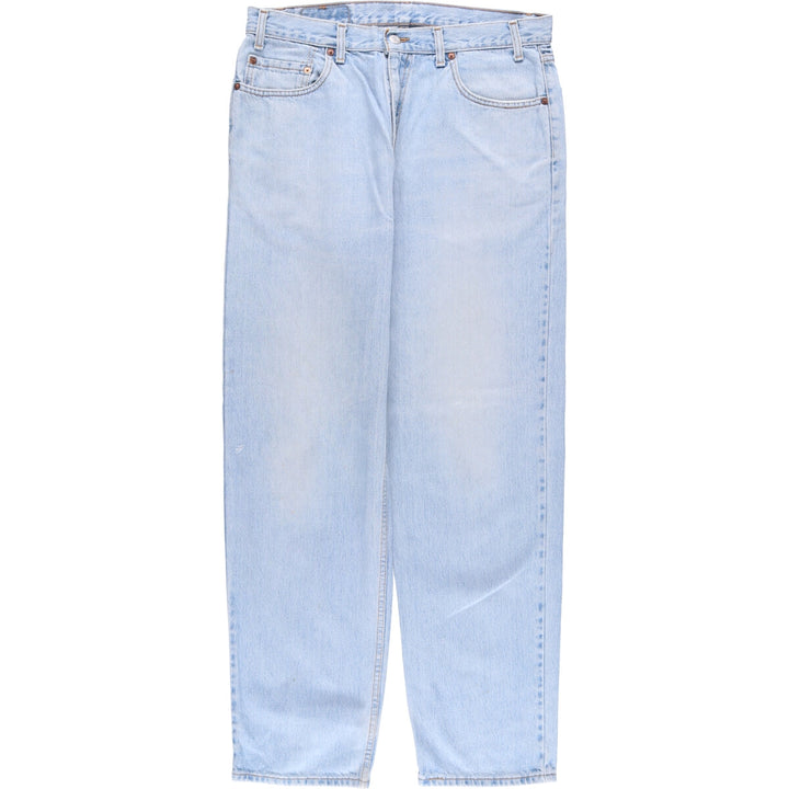 Levi's 550 Relaxed Fit Tapered Denim Pants, Men's, Size 35 cotton Blue type light blue Vintage Second Hand