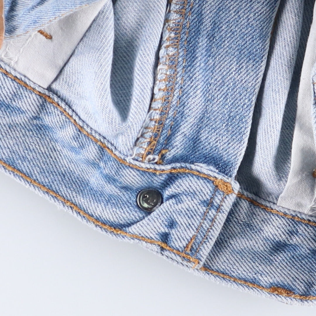 Levi's 550 Relaxed Fit Tapered Denim Pants, Men's, Size 35 cotton Blue type light blue Vintage Second Hand