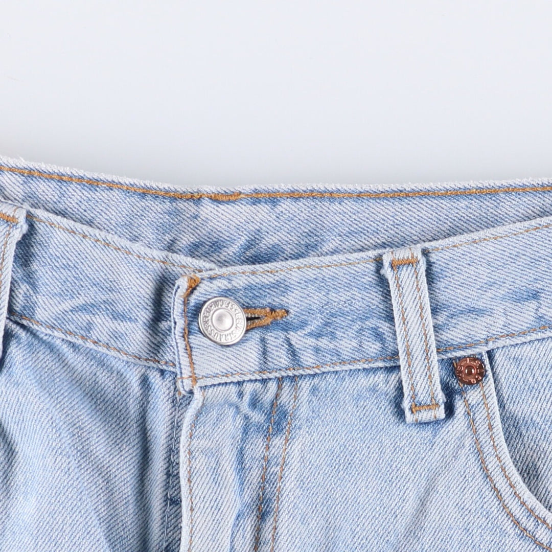 Levi's 550 Relaxed Fit Tapered Denim Pants, Men's, Size 35 cotton Blue type light blue Vintage Second Hand